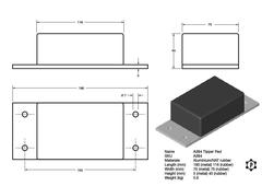R394 Tipper Pad (180 x 75 x 45mm)