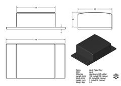 R342 Tipper Pad (152 x 88 x 43mm)
