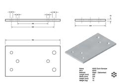 R053 Back Plate (450 x 250 x 15 mm)