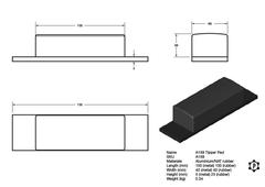 R159 Tipper Pad (150 x 40 x 30 mm)