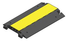 R224 3 Channel Cable Ramp (970 x 590 x 80 mm)